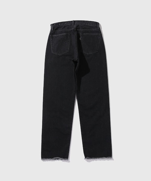 ADAM ET ROPE'（アダムエロペ）の「【cantate for WILD LIFE TAILOR】EX CUT-OFF Denim Tapered Trousers（デニムパンツ・メンズ・ブラック・28/30/32/34）」の14枚目の写真