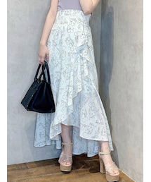 dazzlin | オーバーフリルフレアスカート(スカート)