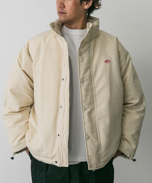 URBAN RESEARCH DOORS（アーバンリサーチドアーズ）の「DANTON　STAND COLLAR JACKET（その他アウター・メンズ・IVORY/BLACK/NAVY/LT.BEIGE/OLIVE/GREY・S/M/L）」の7枚目の写真