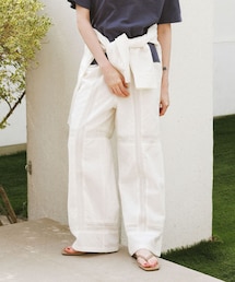 URBAN RESEARCH Sonny Label | ブロッキングレースコットンイージーパンツ(その他パンツ)