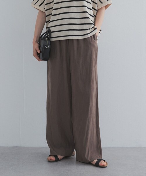 URBAN RESEARCH DOORS(アーバンリサーチドアーズ)の「『接触冷感/UVカット/吸水速乾/マシンウォッシャブル』ドライタッチリラックスパンツ(その他パンツ・レディース・BLACK/MOCHA/NAVY・S/M)」の17枚目の写真