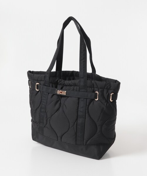 URBAN RESEARCH ROSSO（アーバンリサーチロッソ）の「TRIFFER　ナイロンステッチBAG（トートバッグ・レディース・BLACK/OLIVE・Free）」の6枚目の写真