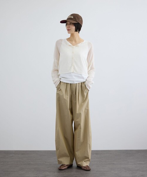 ADAM ET ROPE'(アダムエロペ)の「【LY(エルワイ)】Boeken cap(キャップ・レディース・グレー系/ダークブラウン系・F)」の11枚目の写真