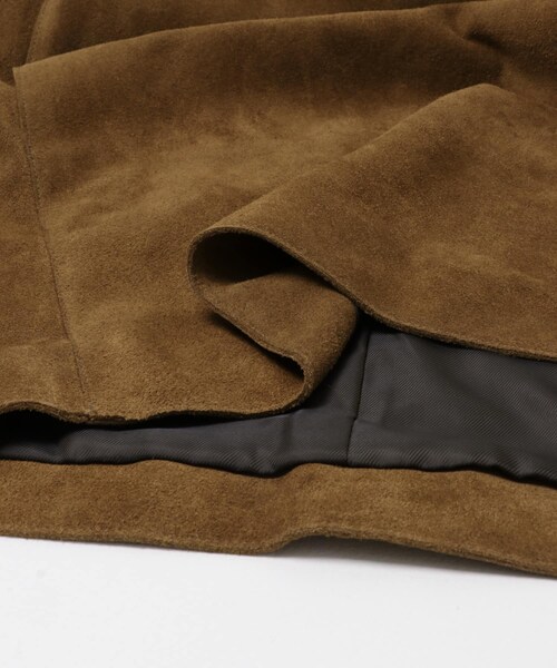 URBAN RESEARCH（アーバンリサーチ）の「LE17SEPTEMBRE　COW LEATHER SUEDE LONG COAT（テーラードジャケット・レディース・BROWN・36）」の9枚目の写真