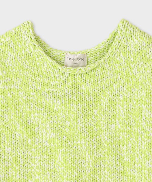 ROPE'(ロペ)の「【forte_forte(フォルテ フォルテ)】SHORT KNIT VEST|ニットベスト(ベスト・レディース・ライトグリーン・F)」の6枚目の写真