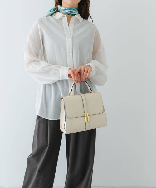 RODE SKO（ロデスコ）の「サブバッグ付フラップハンドバッグ（ハンドバッグ・レディース・NAVY/IVORY/GREIGE/BLACK・one）」の8枚目の写真