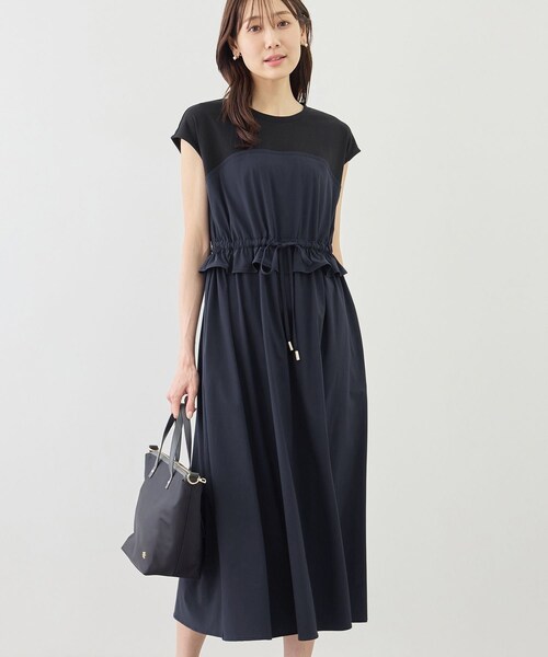 ROPE' PICNIC（ロペピクニック）の「ナイロンビスチェドッキングカットワンピース/UVカット・接触冷感（ワンピース・レディース・ブラック/ベージュ/ネイビー・F）」の21枚目の写真