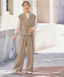 nissen | ジャケットベストセットアップ（ベスト＋パンツ）<大きいサイズ有>(スーツセット)