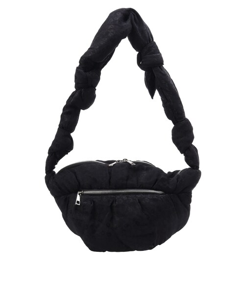 merry jenny（メリージェニー）の「mocomoco body bag（ボディバッグ/ウエストポーチ・レディース・アイボリー/ブラック/ピンク/ブルー・F）」の2枚目の写真