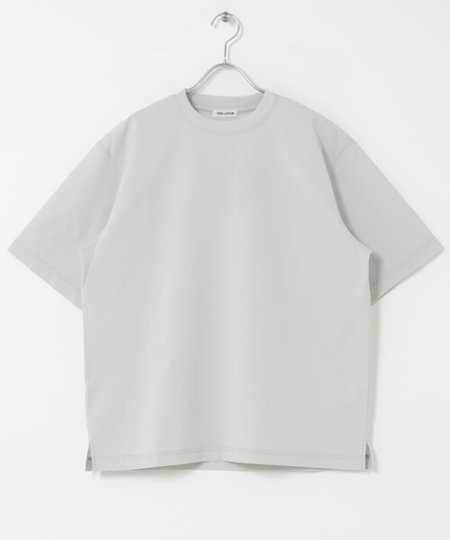 URBAN RESEARCH DOORS（アーバンリサーチドアーズ）の「FORK&SPOON　TEC LINEN T-SHIRTS（Tシャツ/カットソー・メンズ・BLACK/LIGHT GRAY/DARK BLUE・4/5）」の21枚目の写真