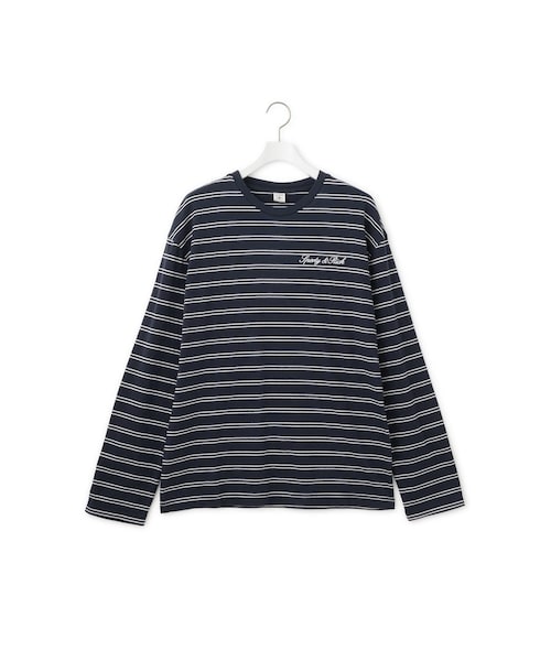 【Sporty&Rich（スポーティー アンド リッチ）】Signature Logo Easy Longsleeve