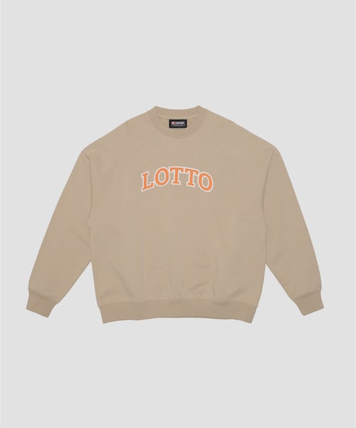 URBAN RESEARCH（アーバンリサーチ）の「LOTTO　ARCH LOGO SWEAT PULLOVER（スウェット・メンズ・GRAY/BEIGE/BLACK・M/L/XL/XXL）」の3枚目の写真