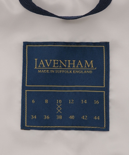 ADAM ET ROPE'(アダムエロペ)の「【LAVENHAM(ラベンハム)】UNWADDED BOMBER JACKET WOMENS(その他アウター・レディース・ブラック/ホワイト・10)」の12枚目の写真