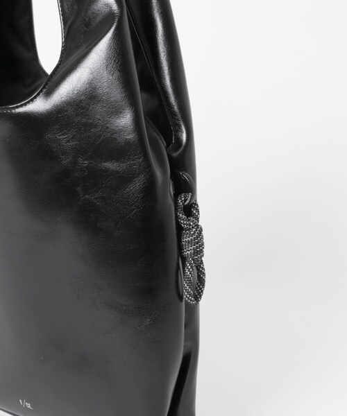 THE GOODLAND MARKET（ザグッドランドマーケット）の「F/CE.　TECH LEATHER ROPE TOTE（トートバッグ・レディース・Black/Beige・FREE）」の7枚目の写真