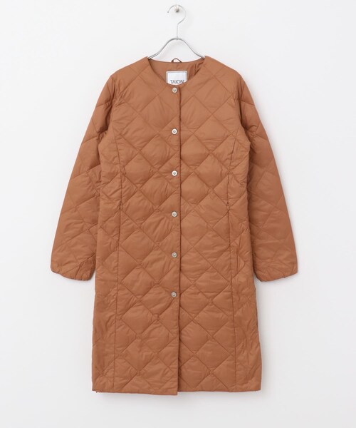 URBAN RESEARCH ROSSO（アーバンリサーチロッソ）の「TAION　CREW NECK LONG DOWN COAT（その他アウター・レディース・BLACK/GBEIGE/OFFWHITE/DCHOCO/BRICKBROWN/DNAVY・M/L）」の4枚目の写真