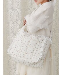 merry jenny | お花のガーゼキルトショルダーバッグ(ショルダーバッグ)