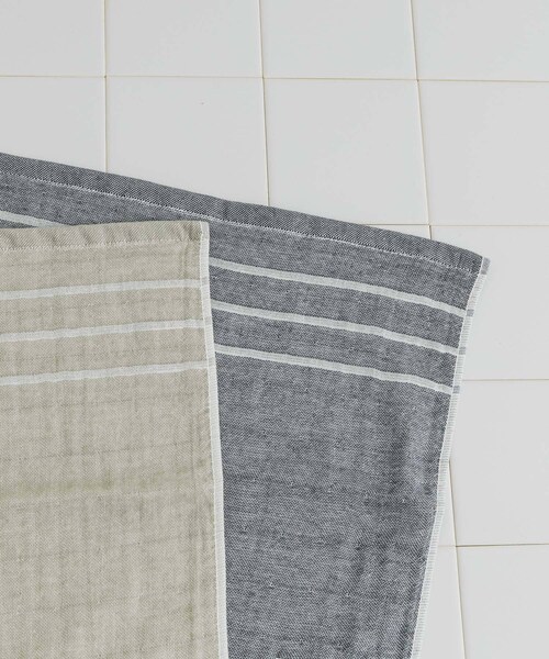 URBAN RESEARCH DOORS（アーバンリサーチドアーズ）の「DOORS LIVING PRODUCTS　ガーゼパイル ハンドタオル（タオル・メンズ・ウォームグレー/シャドウ・-）」の6枚目の写真
