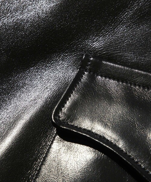 ADAM ET ROPE'（アダムエロペ）の「【BUZZ RICSONS WILLIAM GIBSON COLLECTION】BLACK A-2（ライダースジャケット・メンズ・ブラック・40/42/44）」の16枚目の写真