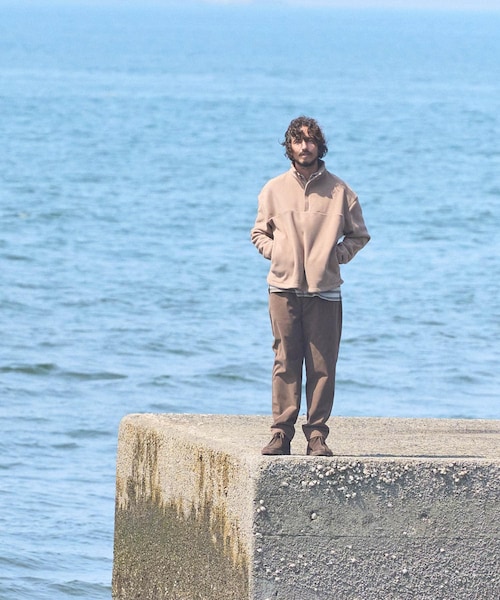 URBAN RESEARCH Sonny Label（アーバンリサーチサニーレーベル）の「OOPS　リサイクルマイクロフリースハーフジップ（その他トップス・メンズ・BLACK/CAMEL/GRAY・M/L/XL）」の16枚目の写真