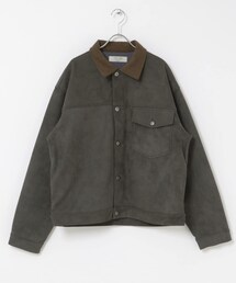 URBAN RESEARCH Sonny Label | 襟切替スウェードタッチジャケット(ブルゾン)