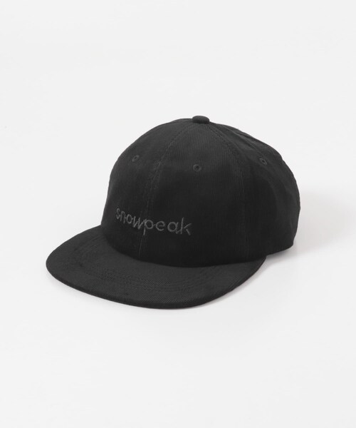 URBAN RESEARCH DOORS（アーバンリサーチドアーズ）の「Snow Peak Apparel　CORDUROY LOGO DESIGN CAP（キャップ・メンズ・IVORY/BLACK/LIGHT BLUE/BURGUNDY・One）」の2枚目の写真