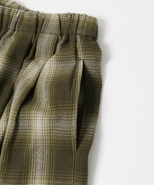 URBAN RESEARCH DOORS（アーバンリサーチドアーズ）の「FORK&SPOON　オンブレチェックパンツ（その他パンツ・レディース・BLU×BRN/BEG×KHK・1/2）」の9枚目の写真