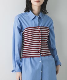 URBAN RESEARCH | マルチボーダーニットビスチェ(ニット/セーター)