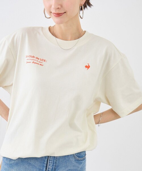 ROPE' PICNIC(ロペピクニック)の「【le coq sportif/ルコックスポルティフ】バックプリント半袖Tシャツ(Tシャツ/カットソー・レディース・ブラック/ホワイト/イエロー・M)」の13枚目の写真
