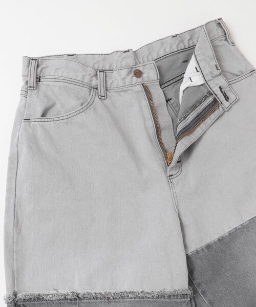 URBAN RESEARCH Sonny Label（アーバンリサーチサニーレーベル）の「Wrangler　WREMAKE WIDE（デニムパンツ・メンズ・BK USED/BL USED・M/L）」の12枚目の写真