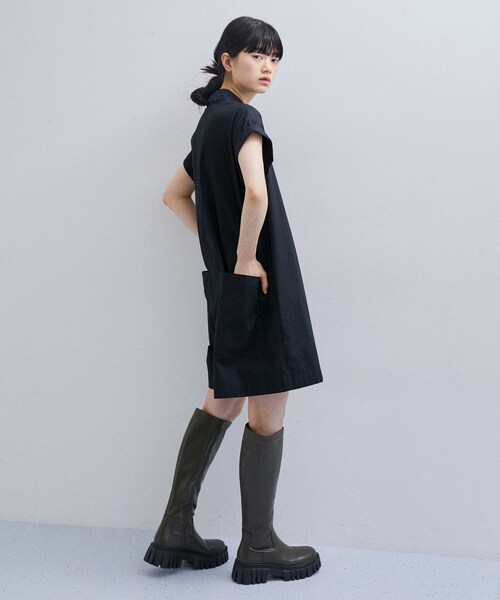 ADAM ET ROPE'（アダムエロペ）の「シャツロンパース（つなぎ