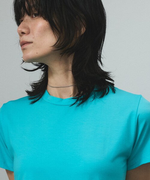 ADAM ET ROPE'（アダムエロペ）の「【Baserange（ベースレンジ）】TEE SHIRT（Tシャツ/カットソー・レディース・ブルー系・S）」の7枚目の写真