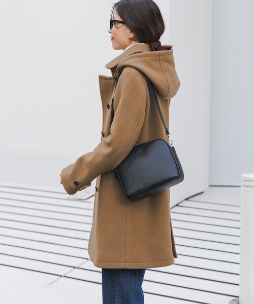 URBAN RESEARCH DOORS(アーバンリサーチドアーズ)の「ショールカラー2WAYロングコート(テーラードジャケット・レディース・CAMEL/NAVY・S/M)」の17枚目の写真