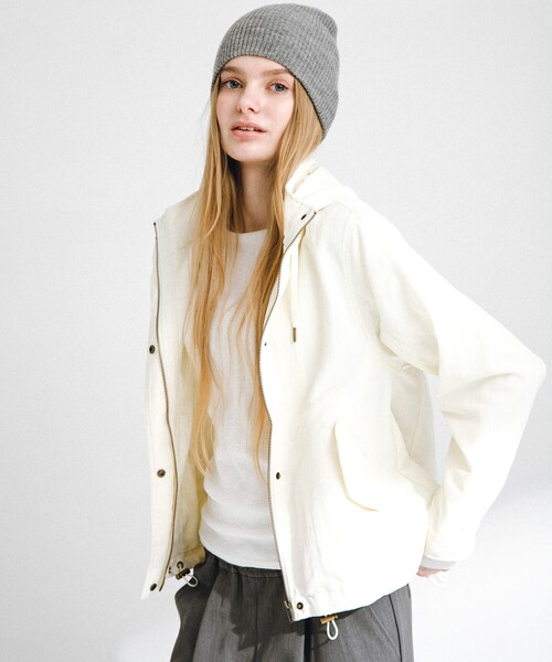 URBAN RESEARCH Sonny Label（アーバンリサーチサニーレーベル）の「撥水マウンテンパーカー（マウンテンパーカー・レディース・オフ/ブラック/ベージュ・36/38）」の8枚目の写真