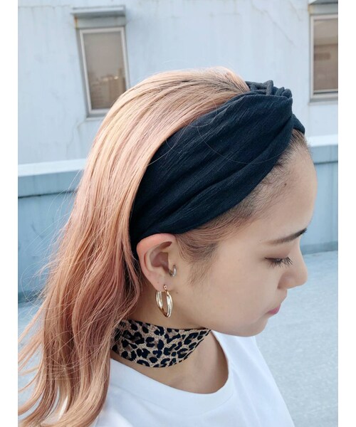 GYDA（ジェイダ）の「スラブワイドヘアバンド（その他ヘアアクセサリー・レディース・グレー/ブラック/ベージュ・F）」の3枚目の写真