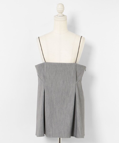 THE GOODLAND MARKET（ザグッドランドマーケット）の「&her　Tack Cami（Tシャツ/カットソー・レディース・WHITE/BLACK/GRAY・one）」の21枚目の写真