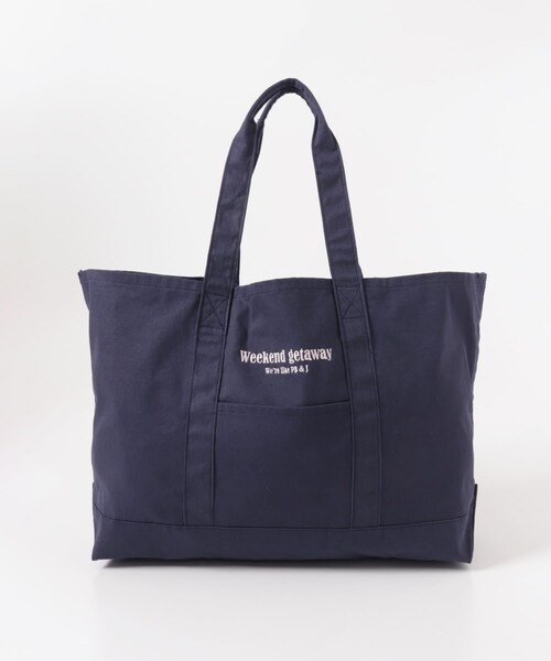 URBAN RESEARCH Sonny Label（アーバンリサーチサニーレーベル）の「WEEKEND GETAWAY TOTEBAG（トートバッグ・レディース・オフ/レッドブラウン/ネイビー・One）」の22枚目の写真