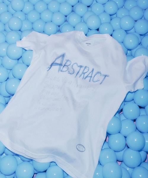 ADAM ET ROPE'（アダムエロペ）の「【TANGTANG for ADAM ET ROPE'】別注 HANDWRITING ABSTRACT（Tシャツ/カットソー・メンズ・ホワイト・L/XL）」の4枚目の写真