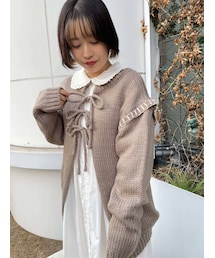 merry jenny | ステッチ3wayリボンニットカーディガン(カーディガン/ボレロ)