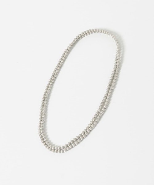 かぐれ（カグレ）の「CITRUS　GUDLI NECKLACE（ネックレス・レディース・Black/Ecru/L Grey・0）」の22枚目の写真