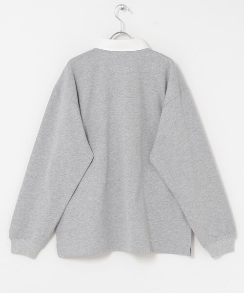 URBAN RESEARCH DOORS(アーバンリサーチドアーズ)の「THE FOX ラガーシャツ(Tシャツ/カットソー・メンズ・ASH GRAY/CHARCOAL・M/L)」の7枚目の写真