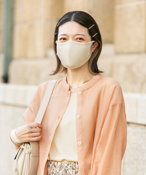 SENSE OF PLACE by URBAN RESEARCH（センスオブプレイスバイアーバンリサーチ）の「UVカットストレッチマスク（その他・レディース・BEG×PNK/BRN×GRY・M/L）」の3枚目の写真