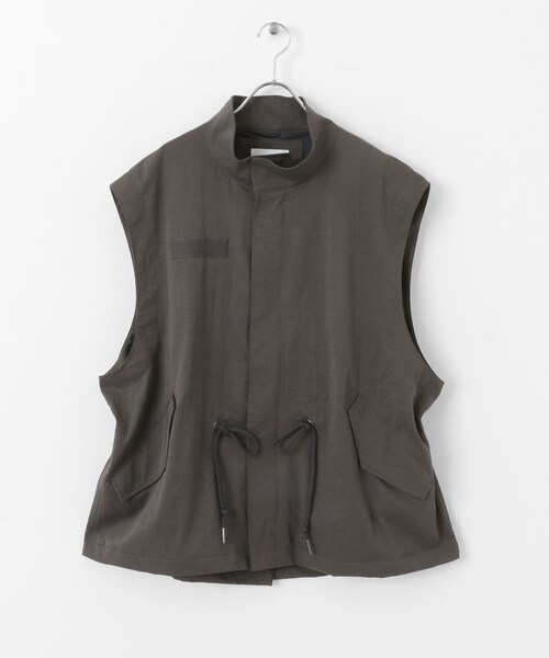 SENSE OF PLACE by URBAN RESEARCH（センスオブプレイスバイアーバンリサーチ）の「ルーズモッズベスト（ミリタリージャケット・メンズ・CHARCOAL/KHAKI/BLUE・M/L）」の13枚目の写真