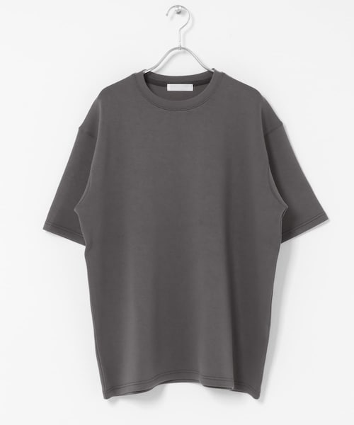 SENSE OF PLACE by URBAN RESEARCH（センスオブプレイスバイアーバンリサーチ）の「『一部WEB限定カラー』ダンボールポンチショートスリーブTシャツ（Tシャツ/カットソー・メンズ・WHITE/BLACK/CHARCOAL/GREIGE/GREEN/BROWN/YELLOW・M/L）」の3枚目の写真