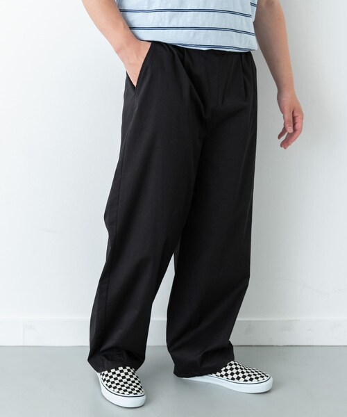 URBAN RESEARCH Sonny Label(アーバンリサーチサニーレーベル)の「タイプライターイージーワイドパンツ(その他パンツ・メンズ・オフ/ブラック/カーキ・M/L)」の12枚目の写真