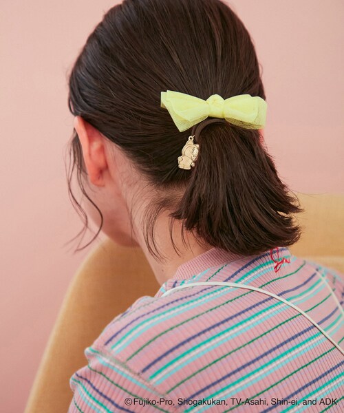 ROPE' PICNIC（ロペピクニック）の「【ドラえもんコレクション】チュールリボンヘアゴム（ヘアゴム・レディース・レッド/ピンク/イエロー・F）」の12枚目の写真