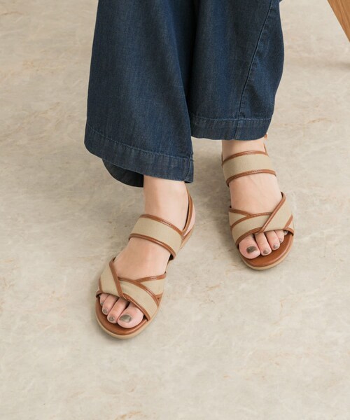 URBAN RESEARCH DOORS（アーバンリサーチドアーズ）の「パイピングサンダル（サンダル・レディース・BEGxBRN/NTLxBLK・36/37/38）」の13枚目の写真