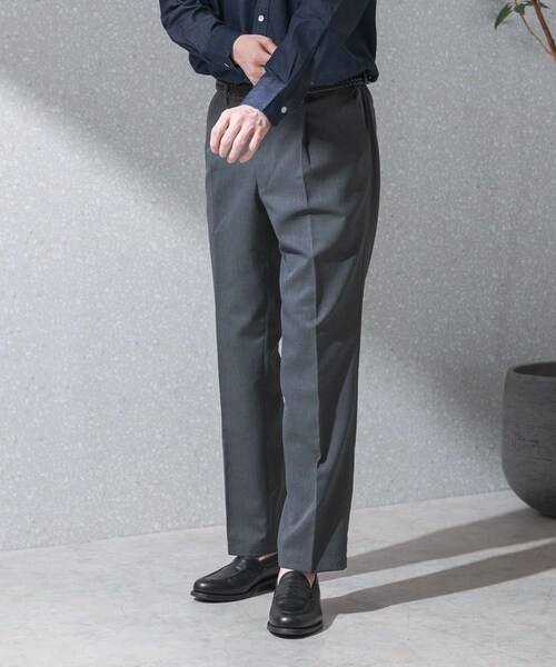 URBAN RESEARCH DOORS(アーバンリサーチドアーズ)の「『洗濯可/防シワ』LIFE STYLE TAILOR クリアツイルウォッシャブルパンツ(スラックス・メンズ・GRAY・44/46/48/50)」の7枚目の写真