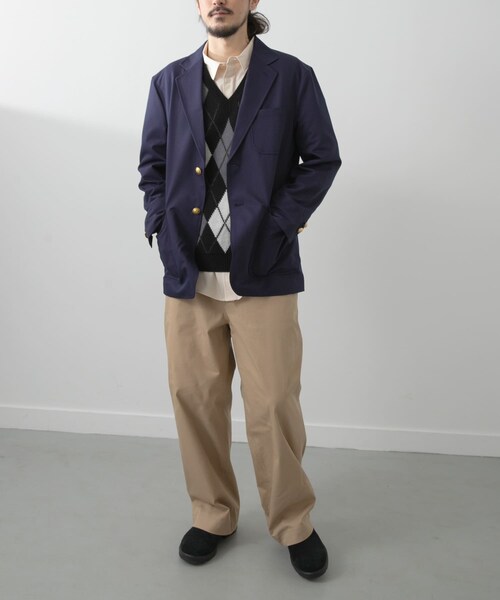 ITEMS URBANRESEARCH（アイテムズ アーバンリサーチ）の「High-spec Blazer（テーラードジャケット・メンズ・NVY・S/M/L）」の6枚目の写真