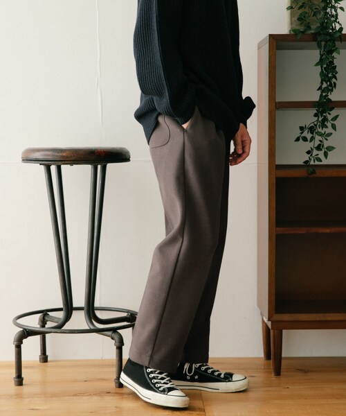 ITEMS URBANRESEARCH（アイテムズ アーバンリサーチ）の「ウールタッチ センタープレスパンツ（その他パンツ・メンズ・MOC/BLK/BRN・M/L）」の21枚目の写真