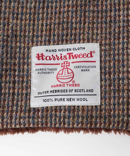 URBAN RESEARCH Sonny Label（アーバンリサーチサニーレーベル）の「HARRIS TWEED中綿マフラー（マフラー・メンズ・チャコール/ネイビー/ブラウン・One）」の14枚目の写真